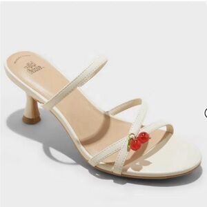 Women's Brodie Charm Strappy Heels with Memory Foam Insole.